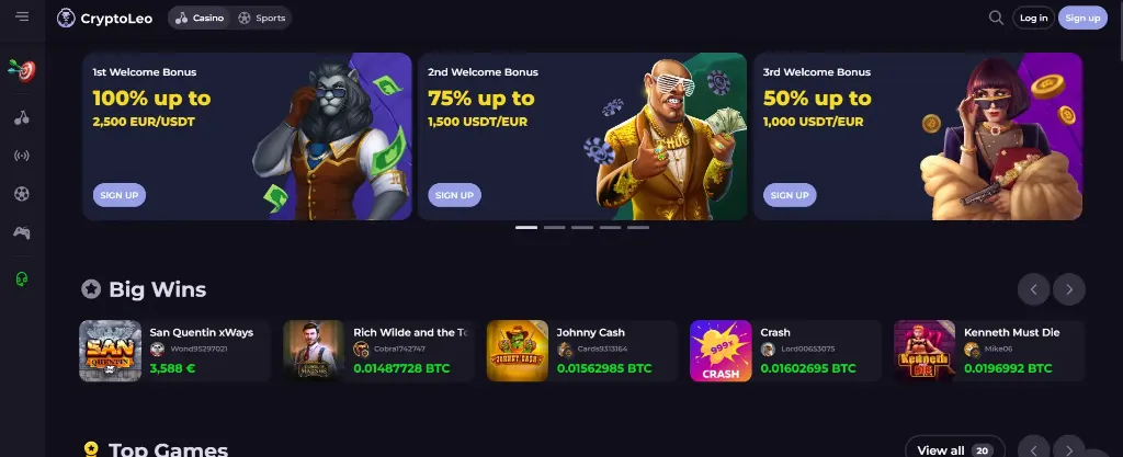 cryptoleo online pokies real money