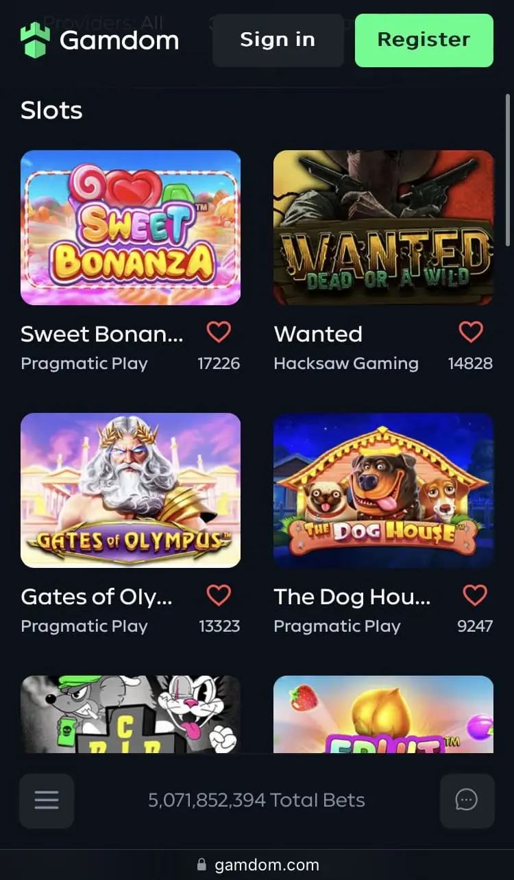 Bitcoin Pokies at Gamdom Australia