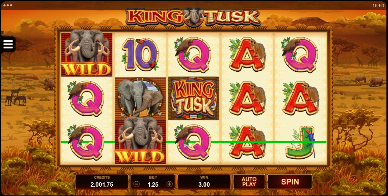 microgaming king tusk 