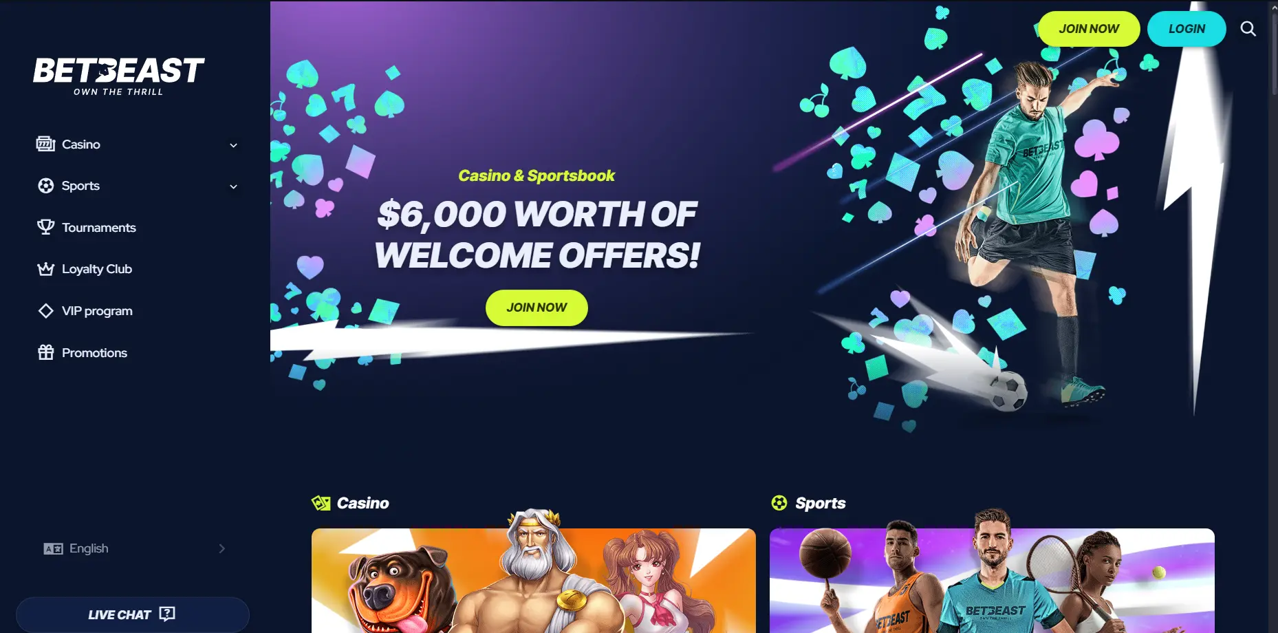 BetBeast sign up bonus