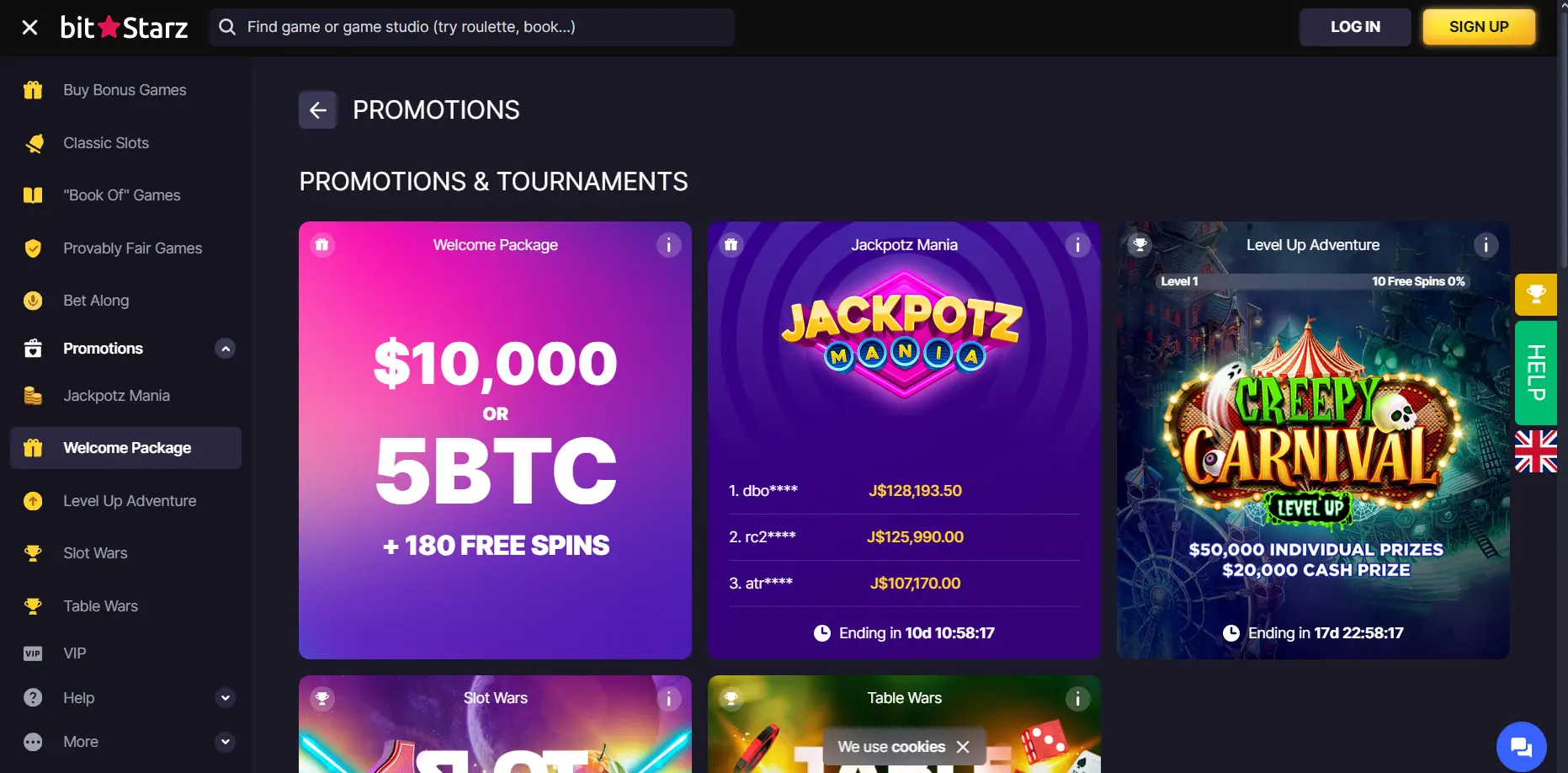 BitStarz sign up bonus