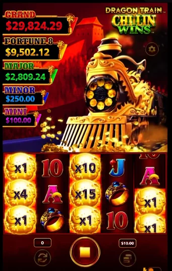 Dragon Train Pokies mobile