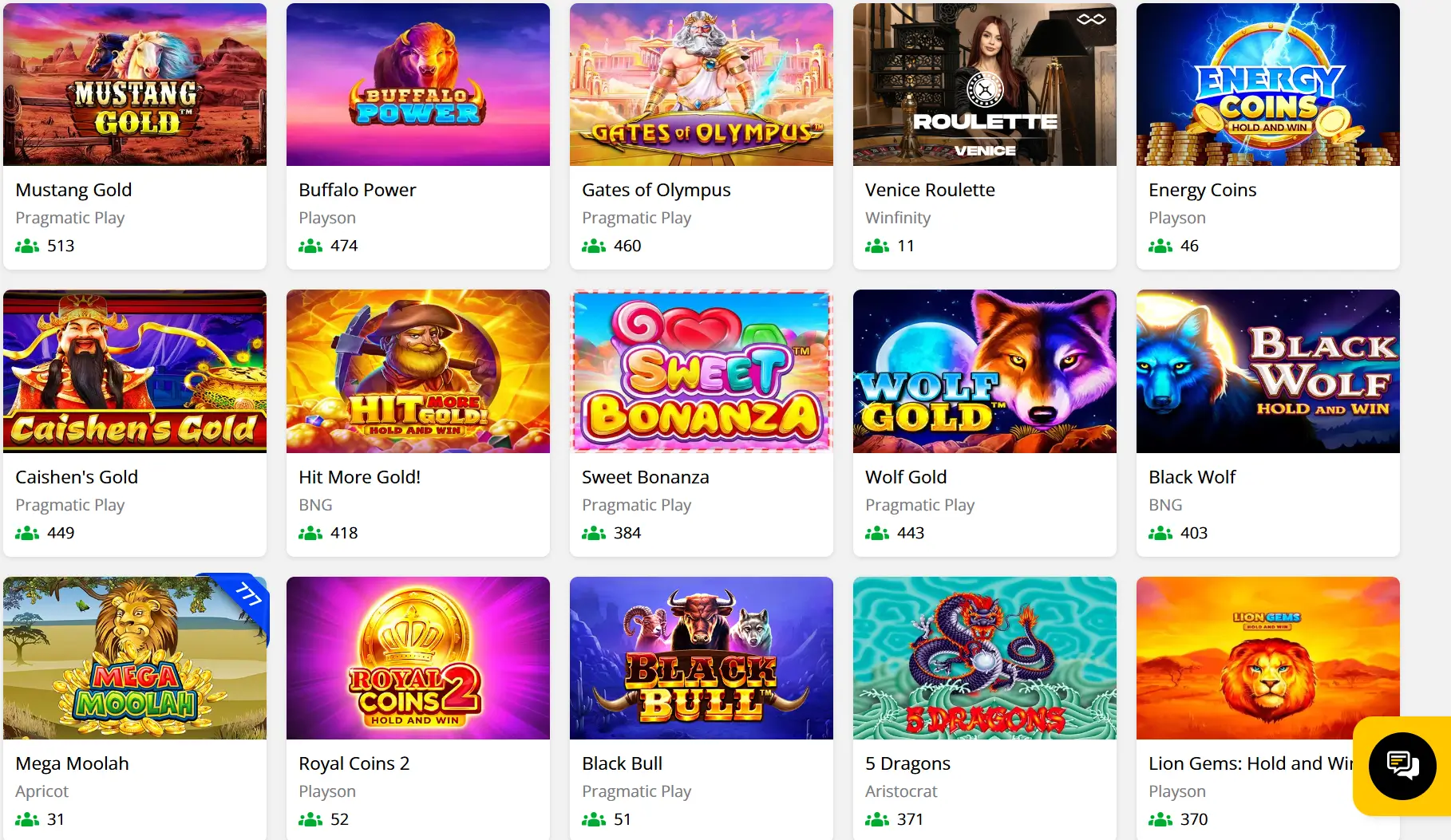 Pocket Pokies slot collection – games like Gates of Olympus, Sweet Bonanza, Wolf Gold, and Mega Moolah