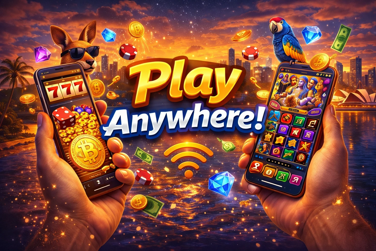 bitcoin pokies mobile